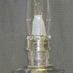 Aladdin Table Lamp Silcrom (solid brass) Kerosene (paraffin) no Shade